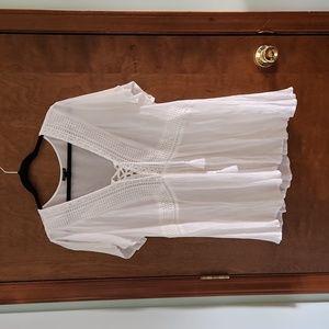 Washed but never worn, torrid tassled peasant blouse, white, Size 1X